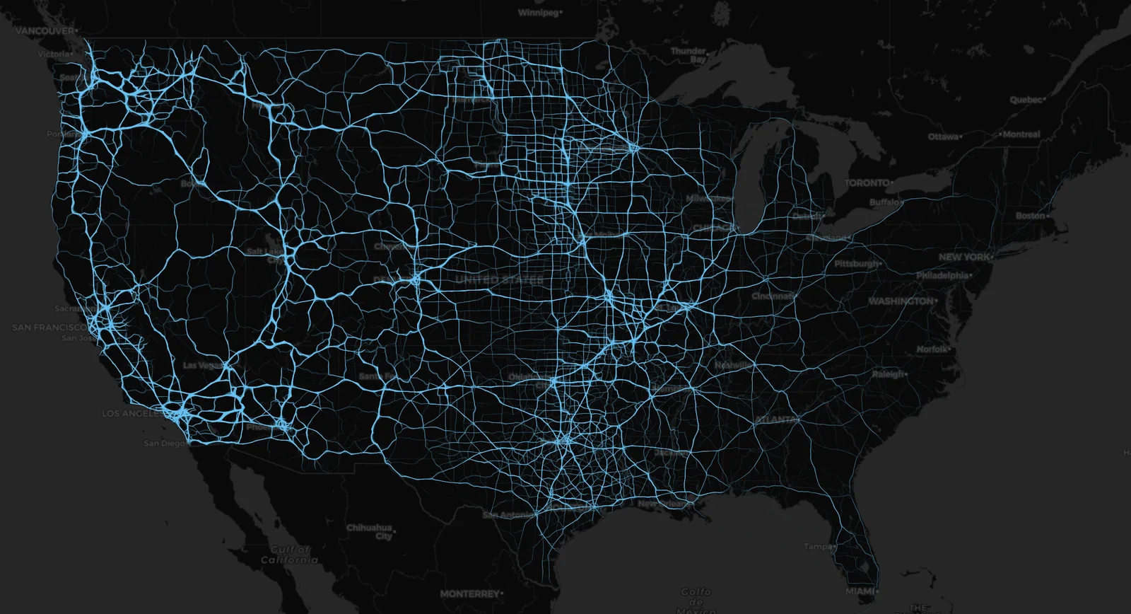 SPOT-AIS nationwide vessel trajectory layer